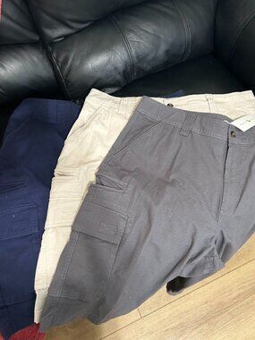 3-Pack Men’s TrueCraft Cargo Shorts Size 38 (13” Inseam) – New w/ Tags